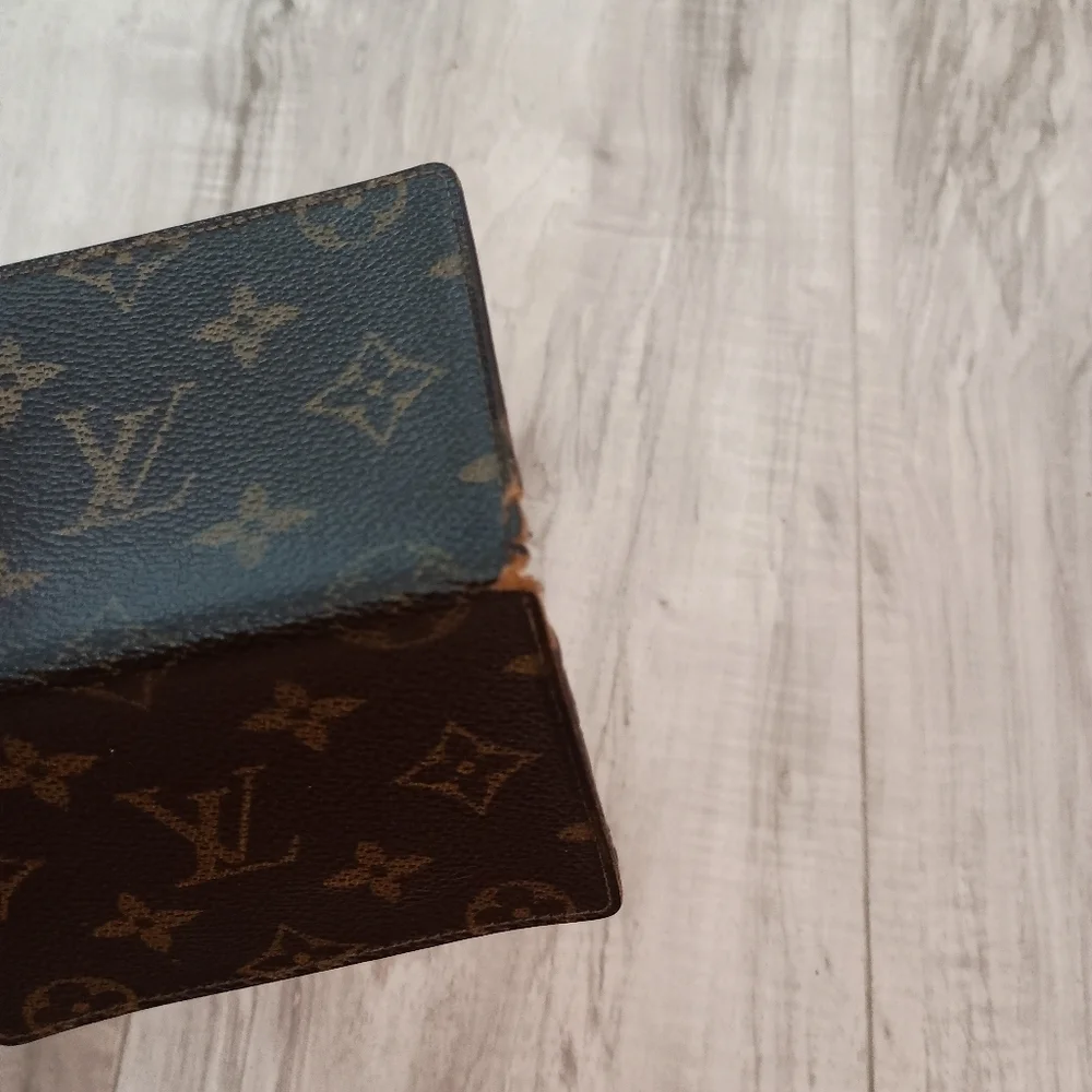 Auth Louis Vuitton Monogram Visible Pass Case Porte 2 Cartes Vertical